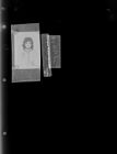 Reproduced portrait of a woman (1 negative), May 21-23, 1966 [Sleeve 50, Folder a, Box 40]